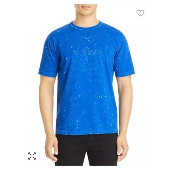 Stone Island Blue Acid-Wash T-Shirt – Size Small
